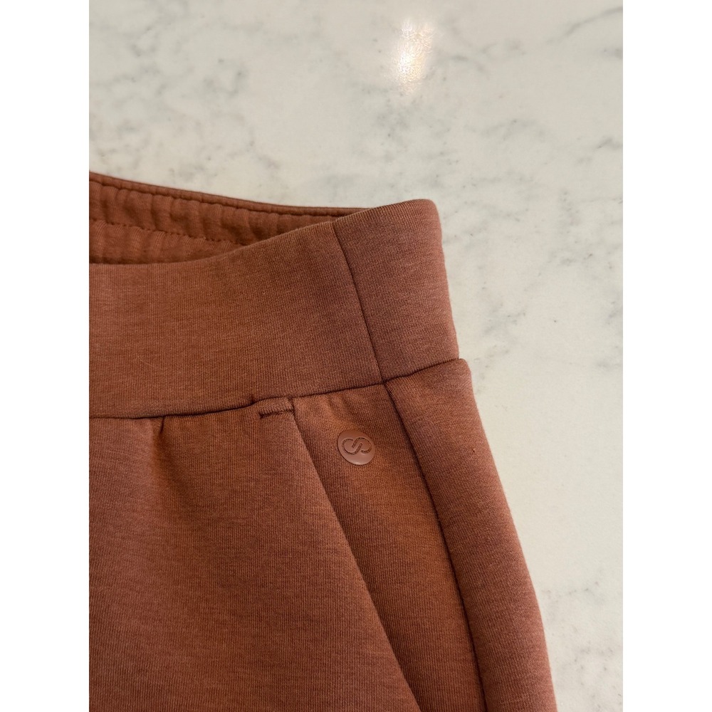CALIA Women's Soft Scuba Joggers Rocky Mountain Brown Size Small - Picture 4 of 5